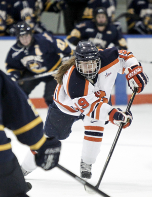 Margot Scharfe and Syracuse will look to beat RIT in their rematch on Tuesday. The Orange tied the Tigers 2-2 in the first game last Saturday.