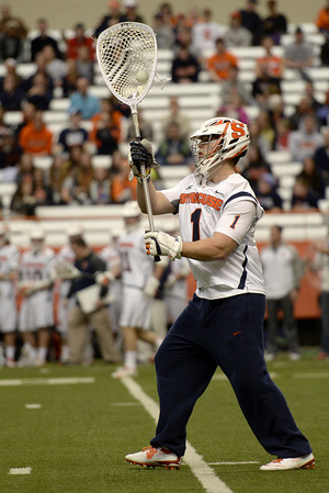 Bobby Wardwell has established himself as Syracuse's clear starter in net through three games. He's posted a 57.8 save percentage to coincide with the Orange's 3-0 start.