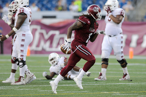 Kelton Brackett is leaning on four years of experience after leaving a once-cut UAB football to now play cornerback off the bench at UMass.