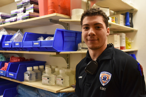 Harris said that one of the most rewarding parts of working at SUA is when patients see him on campus and thank him.