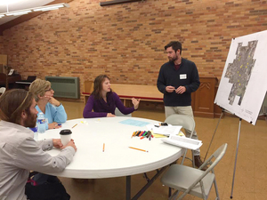 The Center for Community Design Research assists communities, such as the city of Auburn, New York, in generating plans for the development of parks and other recreational areas.