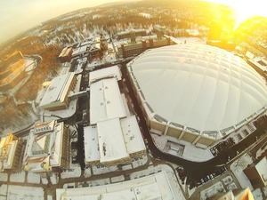 The future of the Carrier Dome is still being assessed as a part of the Campus Framework, said Kevin Quinn, senior vice president of student affairs. An update session for the Campus Framework was held in Goldstein Auditorium on Wednesday.