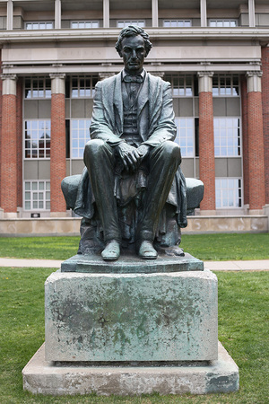 There are more then 20 sculptures sprinkled across the Syracuse University campus. Some are quite old, while others are relatively new.