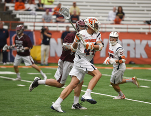 Matt Lane and Syracuse smacked 18 goals on Colgate in the Carrier Dome on Saturday. SU heads into the NCAA tournament with a five-game win streak. 