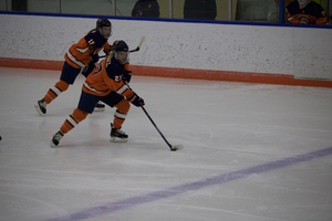 Heather Schwarz (27) scored a goal against Lindenwood on Saturday.