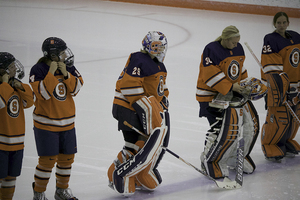 Backup goalie Maddi Welch (30) posted her first shutout of the season and second of her career to lead Syracuse past RIT, 3-0.