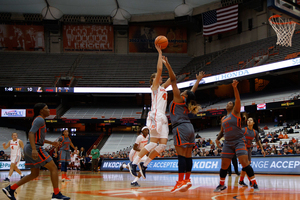  Five players, all making their Syracuse debut last Friday, finished with double-digit points. In 33 games last season, SU had just two games where five or more players eclipsed 10 points.