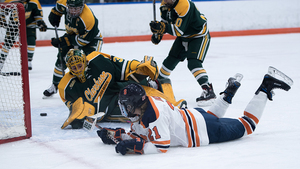 Clarkson's No. 4-ranked offense played the part Tuesday night at Tennity Ice Pavilion.