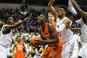 Bourama Sidibe only had four points in ACC play before turning in an 18-point, 16-rebound performance against Pitt on Saturday.