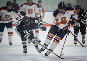 Avery finished her hat trick in the second period, and by that point, SU had the game in hand.