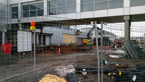 Airport renovations are expected to be completed this fall. 