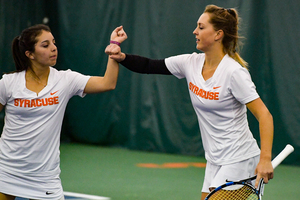 Miranda Ramirez (left) and Gabriela Knutson (right) are now the No. 12 double pairing in the country.