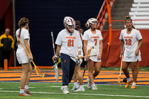 Asa Goldstock was often beat in Syracuse's blowout loss.