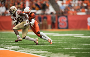 Syracuse's secondary played a big role in limiting Florida State to one score. 