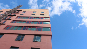 Construction on The Marshall's facade was completed during the fall semester. 