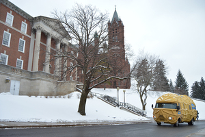 The Planters NUTMobile is on campus this week to recruit next year’s group of Planters brand ambassadors, known as Peanutters.