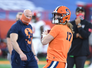 On Syracuse's final drive, Rex Culpepper took a sack on third and goal with time running down and then spiked the ball on fourth down, sealing SU's fate. 