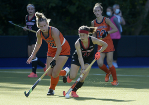 Mercedes Pastor scored Louisville's lone goal in Syracuse's loss to the Cardinals.