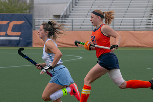 Syracuse’s backline trio — Sommer, Nieuwenhof, and Pegram — was there to derail any chance of a successful Lions counterattack. 
