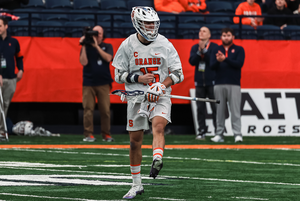 Sam English has been heavily involved all over the field for Syracuse, including totaling seven goals and four assists thus far.