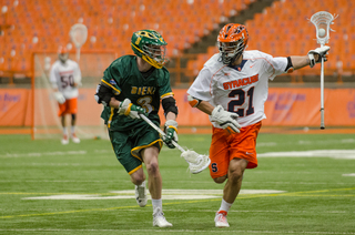 Mike Messina picked up two ground balls for Syracuse Monday night. 