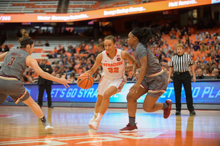 Miranda Drummond snagged a team-high 10 rebounds. 