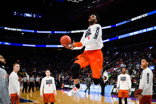 The Orange went just 8-10 in ACC play and barely made the NCAA Tournament. Now, SU is a win away from the Elite Eight. 