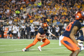 Eric Dungey ran for 22 yards in the win.