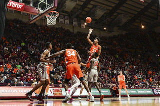 Hughes only scored four points in the first half, but became the Orange's primary scorer in the second half once Buddy cooled off.