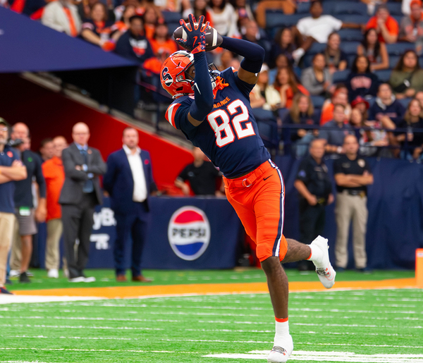 Darrell Gill Jr. totals 177 yards in best day for an SU receiver since 2017